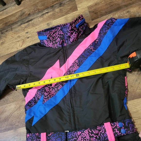 Tipsy Elves Women's Retro Insulated Waterproof One Piece Jumpsuit Size Medium - Picture 8 of 11